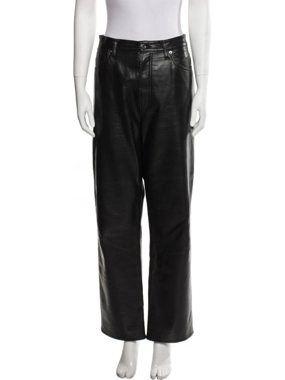 Agolde Leather Trousers